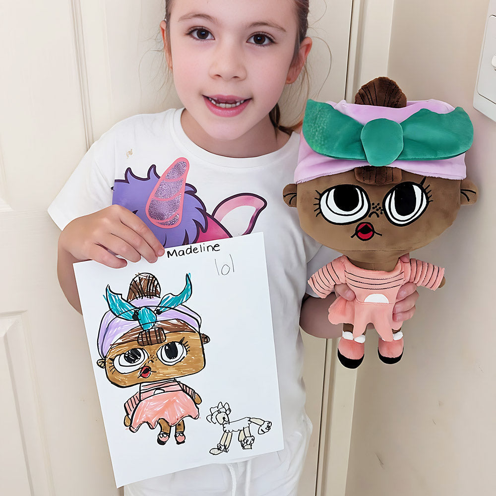 Drow | Peluche personalisé à partir d'un dessin