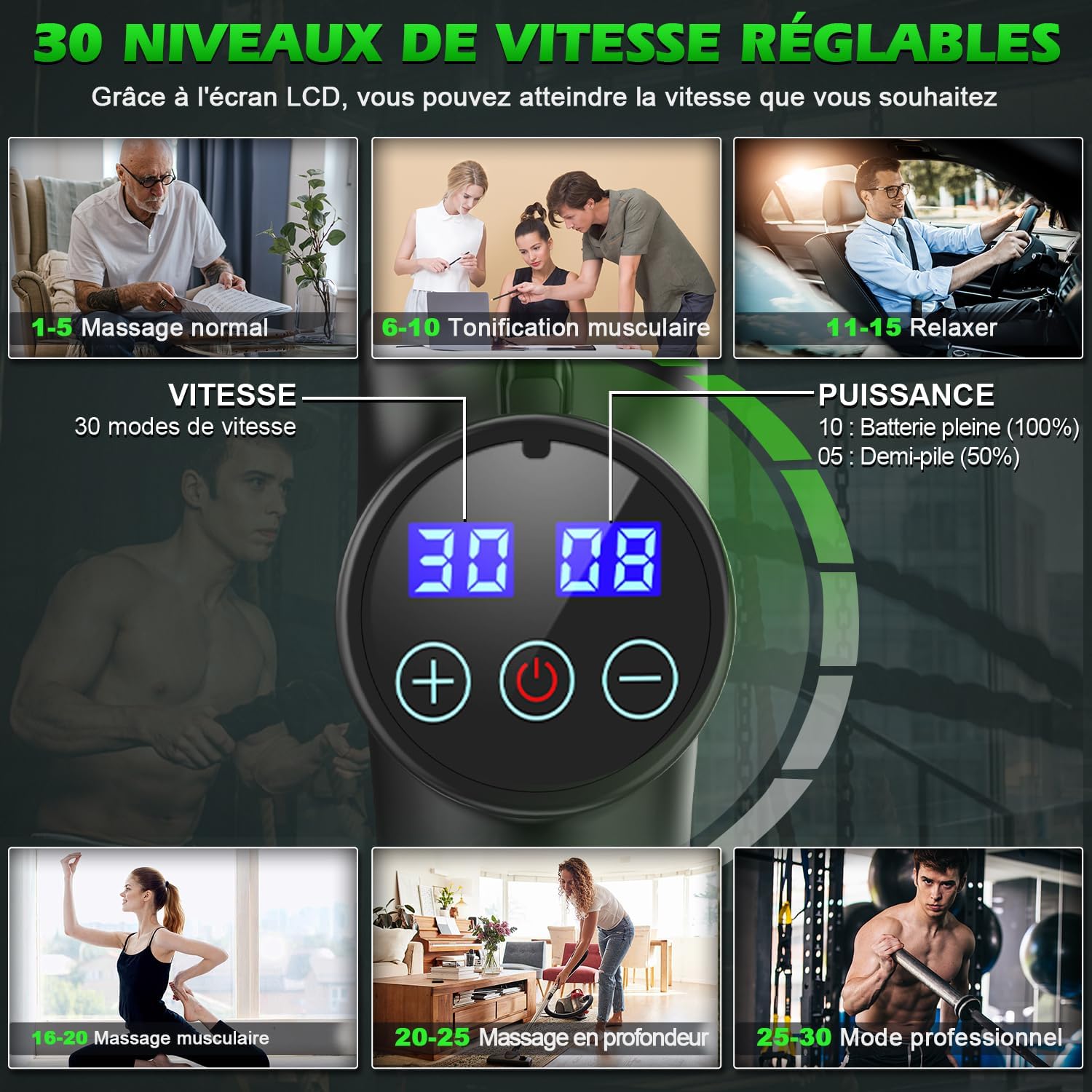 BackPunch | Pistolet à Massage Premium