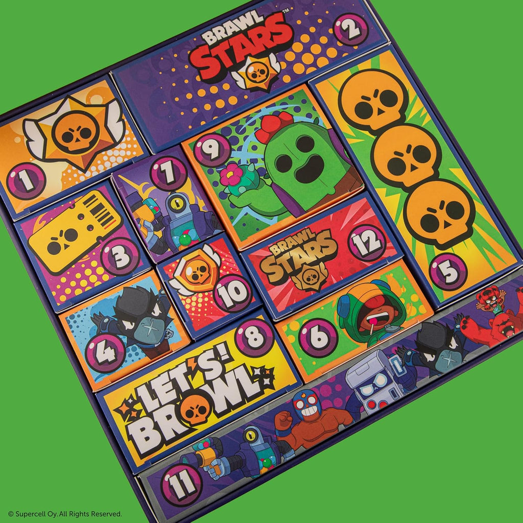 BRAWL STARS - Calendrier de l'Avent 2025 - Licence officielle