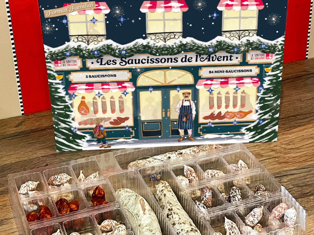 Calendrier de l'Avent 100% Saucisson