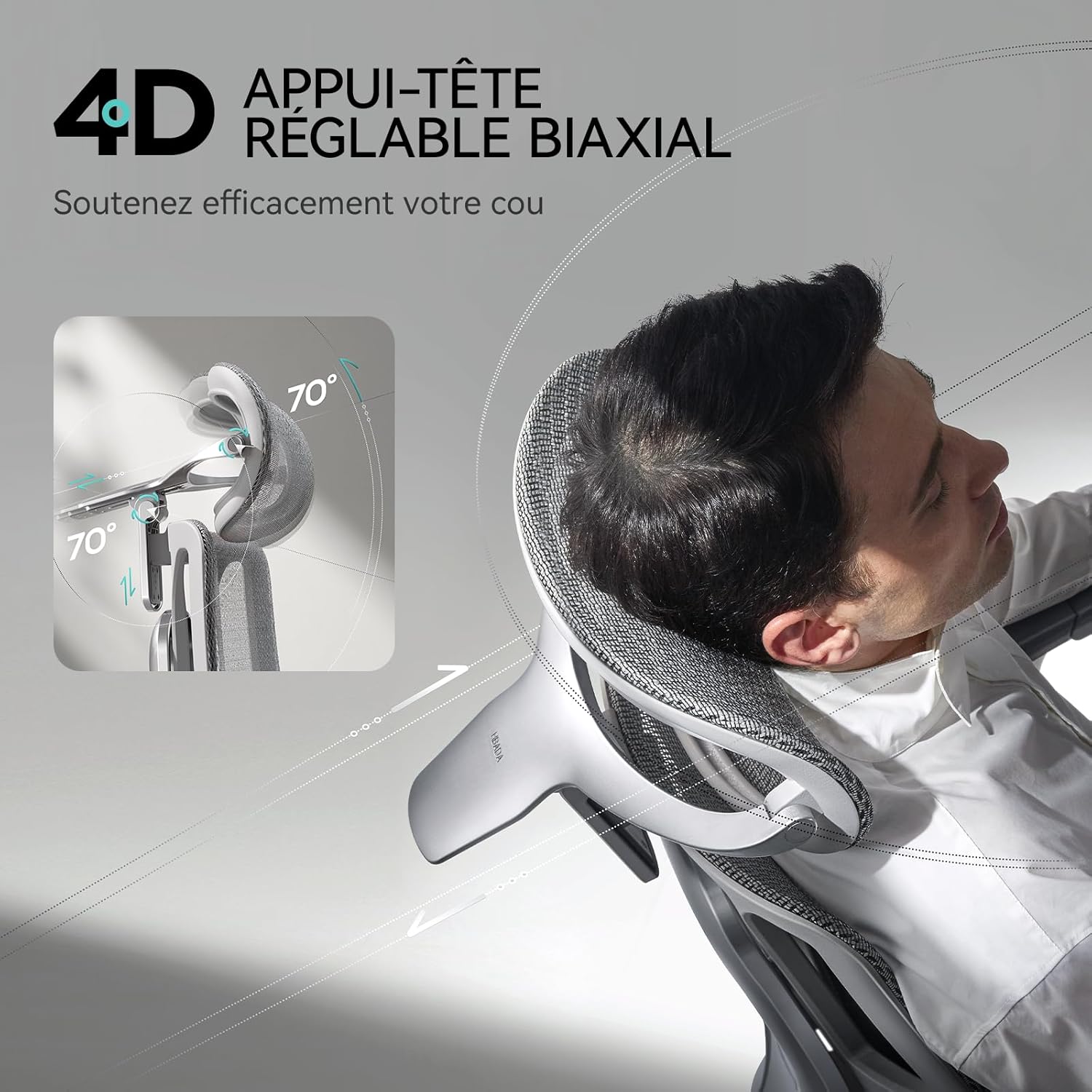 HomeLova | Chaise de bureau 3-en-1