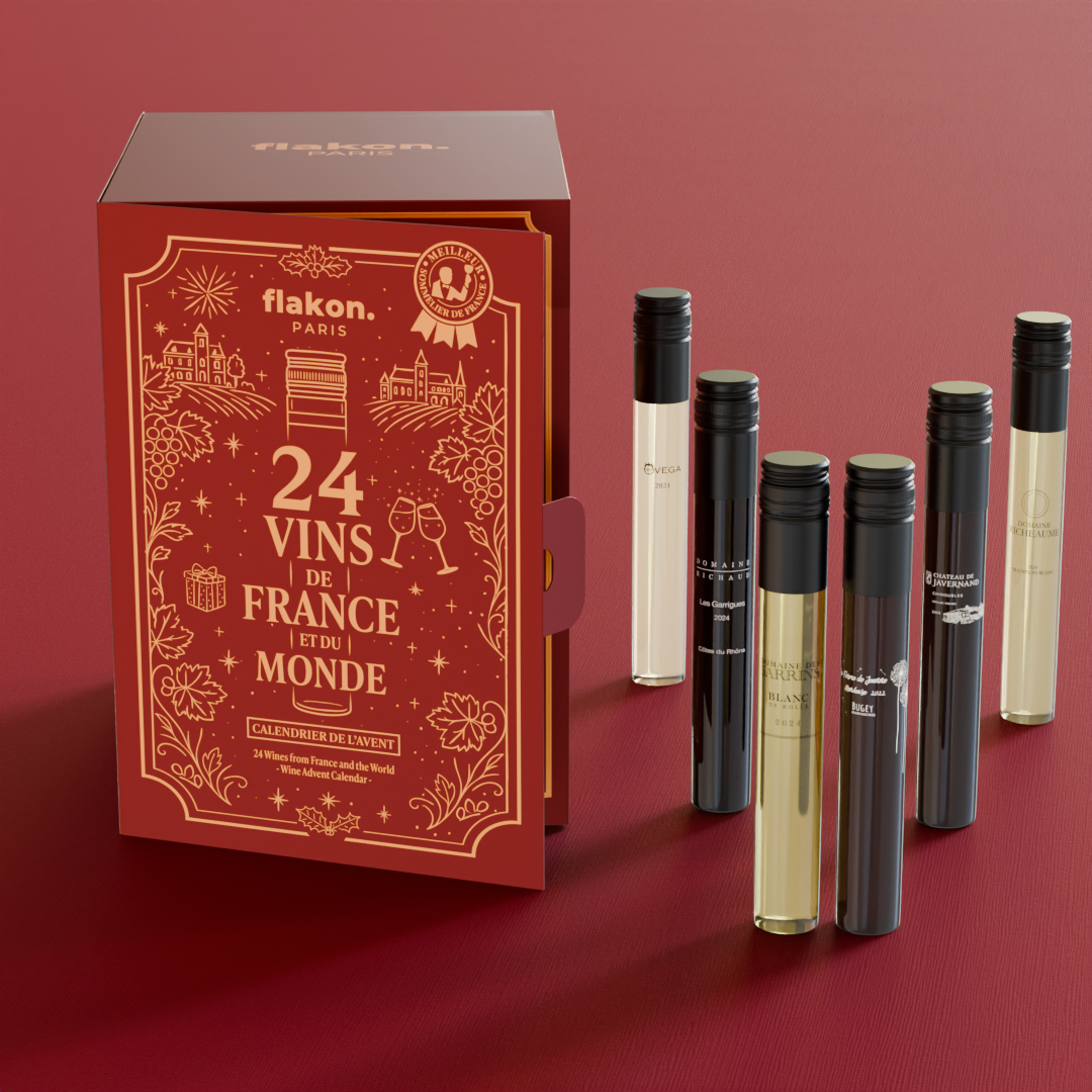 Calendrier de l'avent - Flakon 24 vins de France et du Monde
