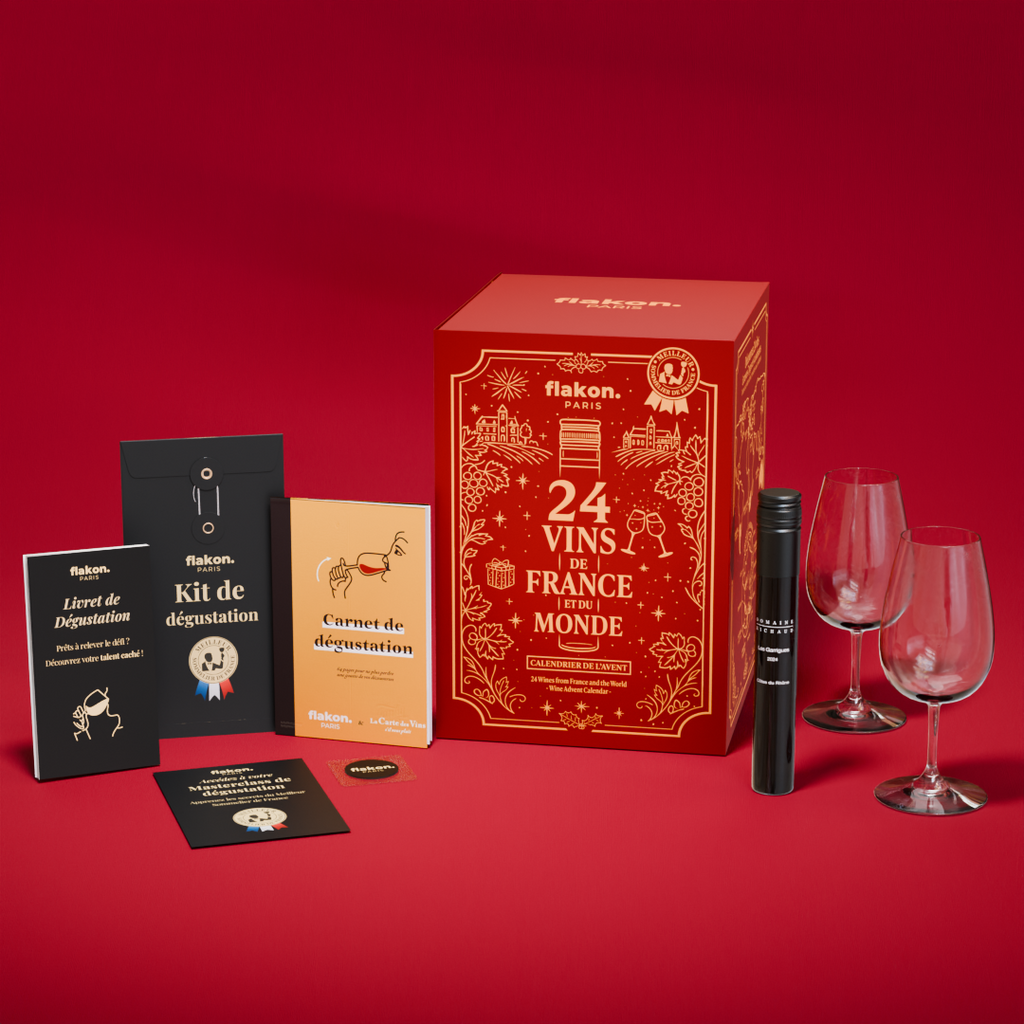 Calendrier de l'avent - Flakon 24 vins de France et du Monde