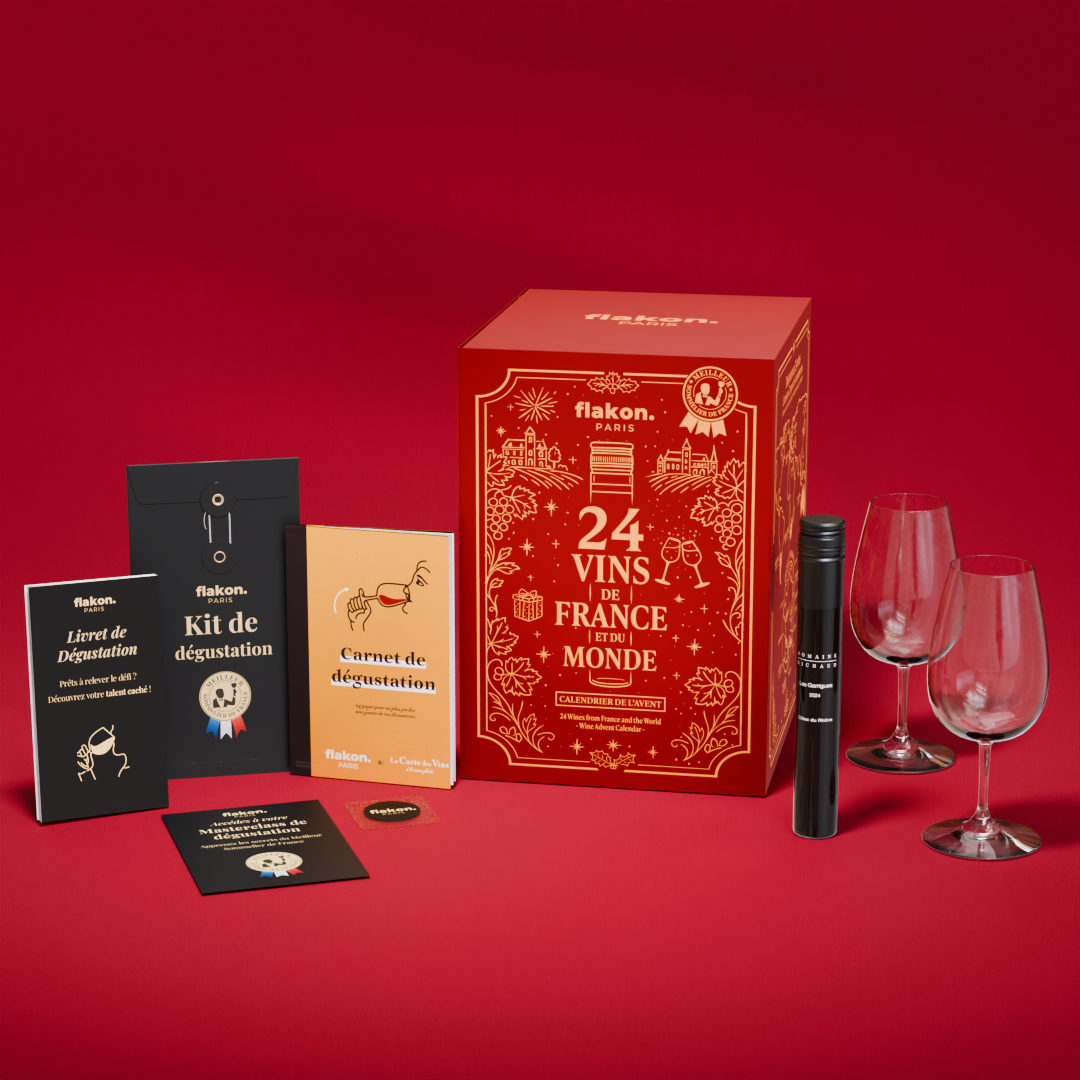 Calendrier de l'avent - Flakon 24 vins de France et du Monde