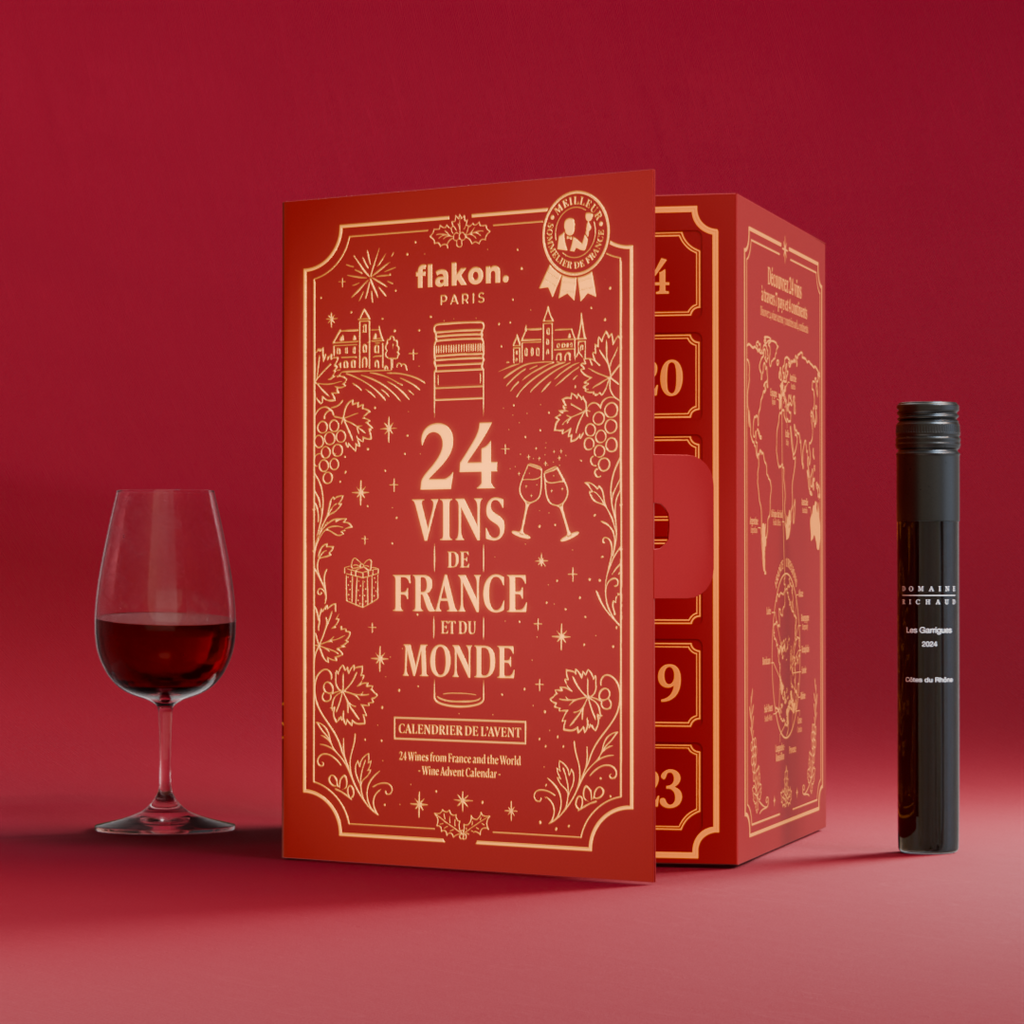 Calendrier de l'avent - Flakon 24 vins de France et du Monde