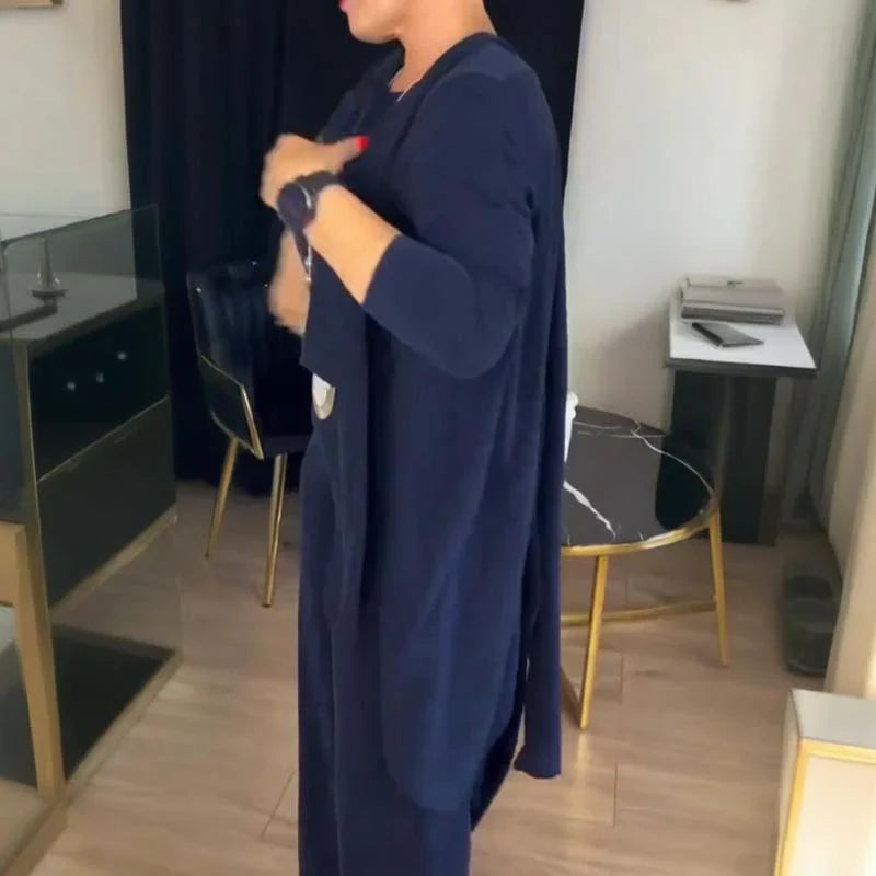 Comfy |  Ensemble 3 pièces (cardigan, haut et pantalon)