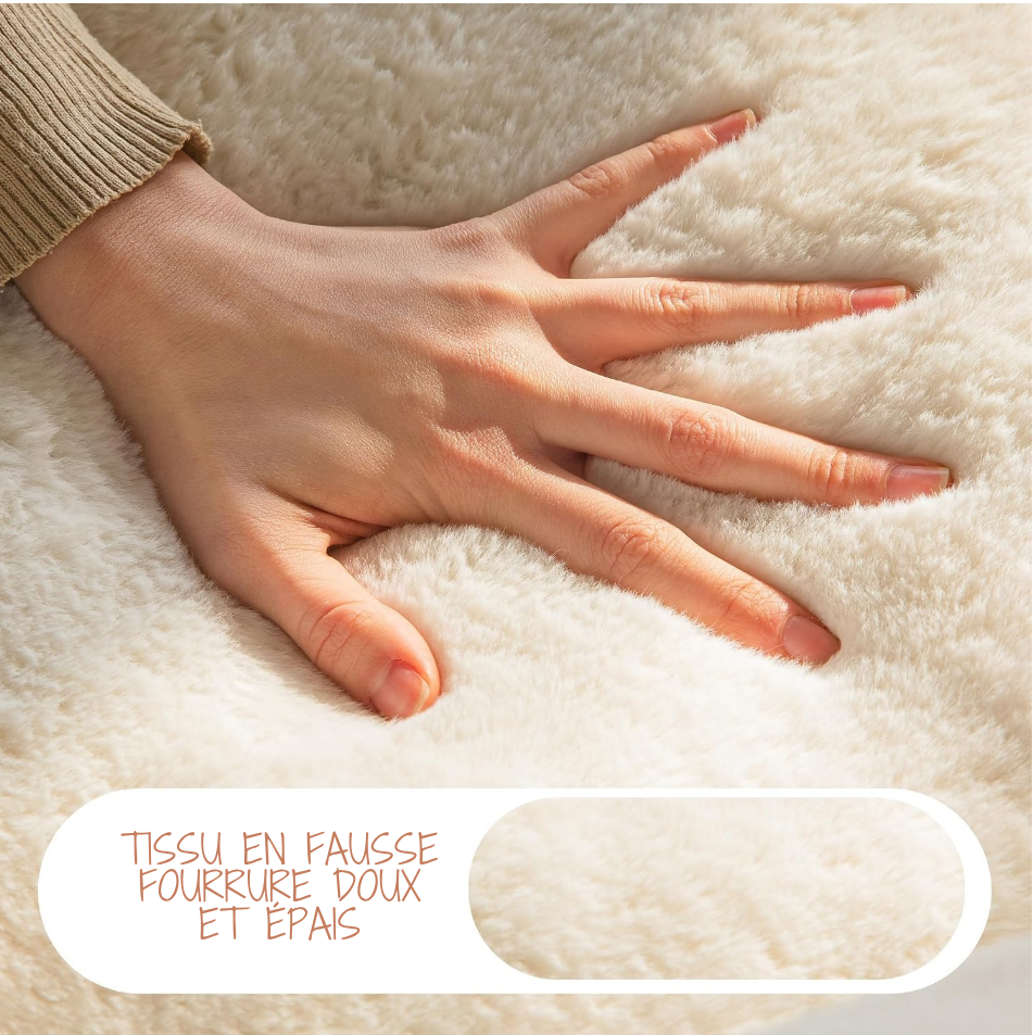 Breez | Canapé de sol en Peluche (1 ACHETÉ = 1 OFFERTE)